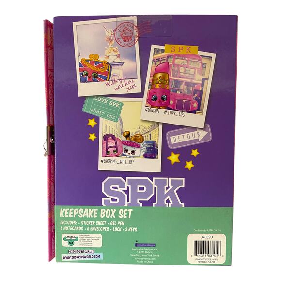 Shopkins Keepsake Box Set | Anywhere in the World Stationery, Stickers, Gel Pen - Picture 2 of 3